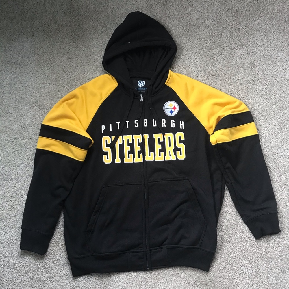 Men’s Steelers hoodie zip up